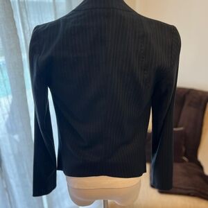 BCBGeneration Black Pinstripe Blazer